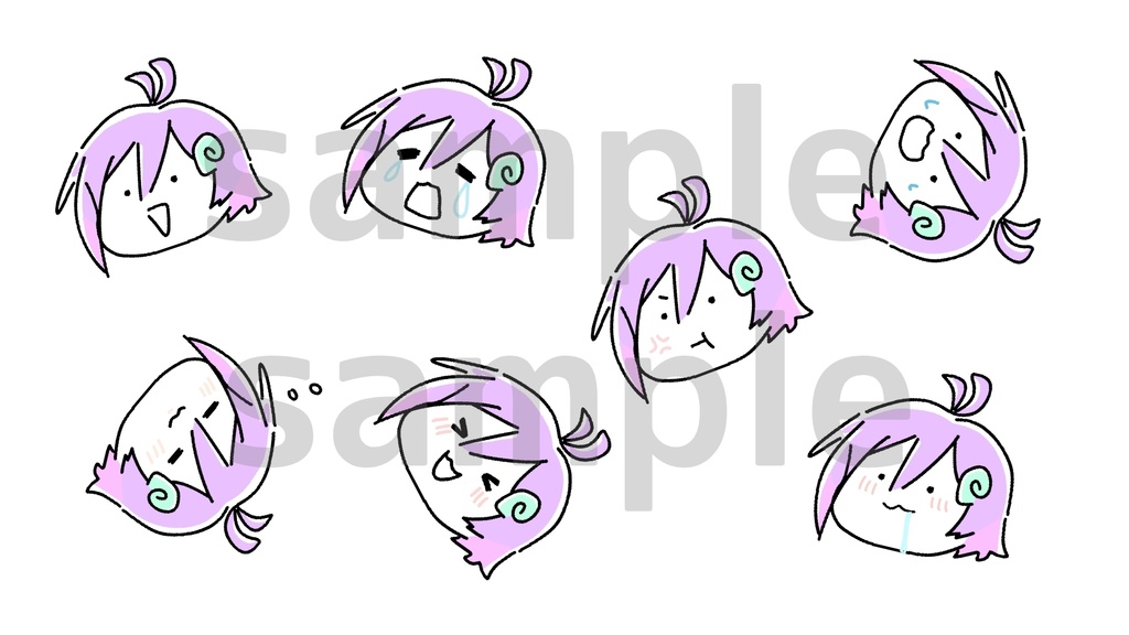 マキマキ表情コロコロTシャツ