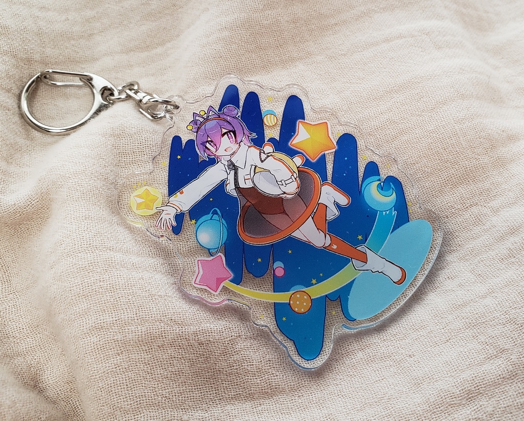 バースデーイラストアクキー