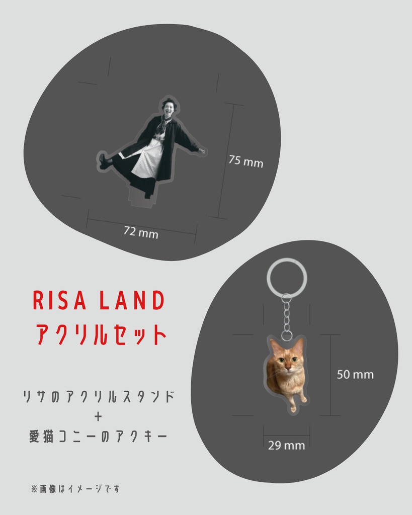 RISA LAND アクリルセット