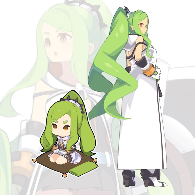 StarTiara エルダ 正座アクリルキーホルダー