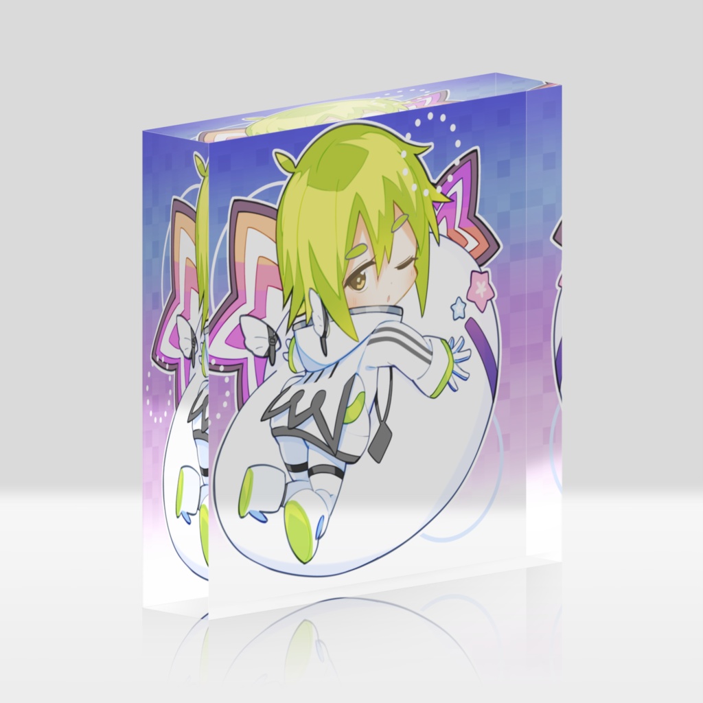 アクリルブロック　ロイちゃん