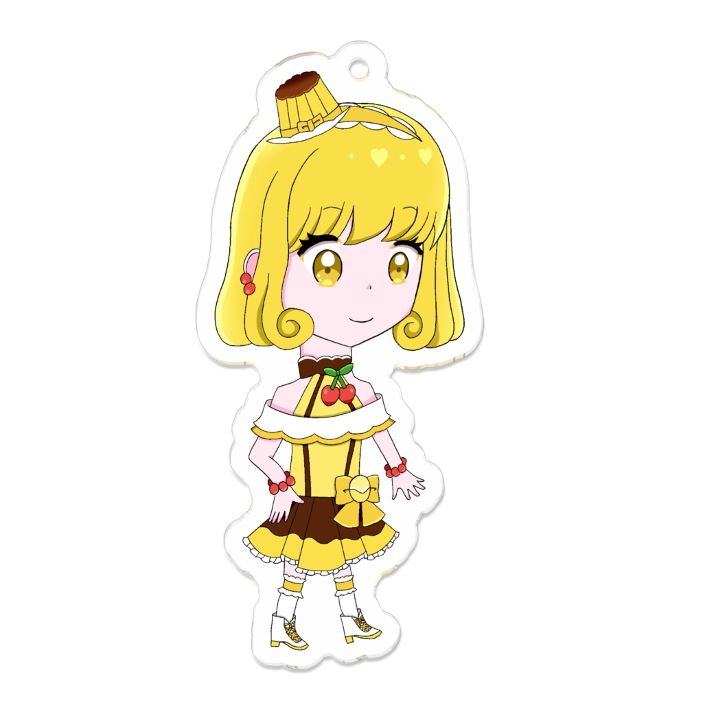 白石りん　アクリルキーホルダー