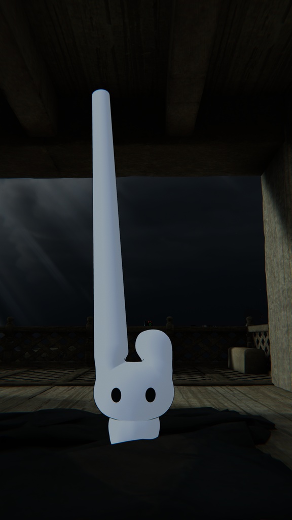 【無料】オリジナル3Dモデル-虚無さぎ