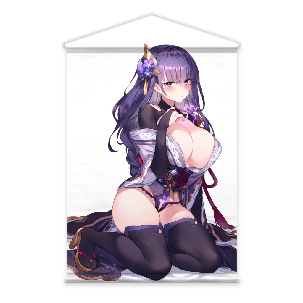 【B2Wスエードタペストリー】雷電将軍