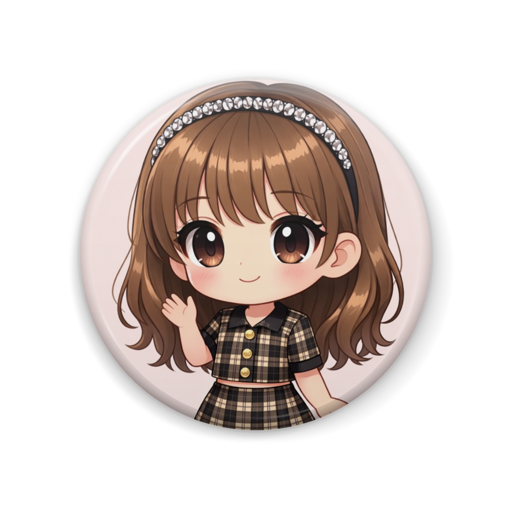 ちびかわシリーズ女の子57mm缶バッジ