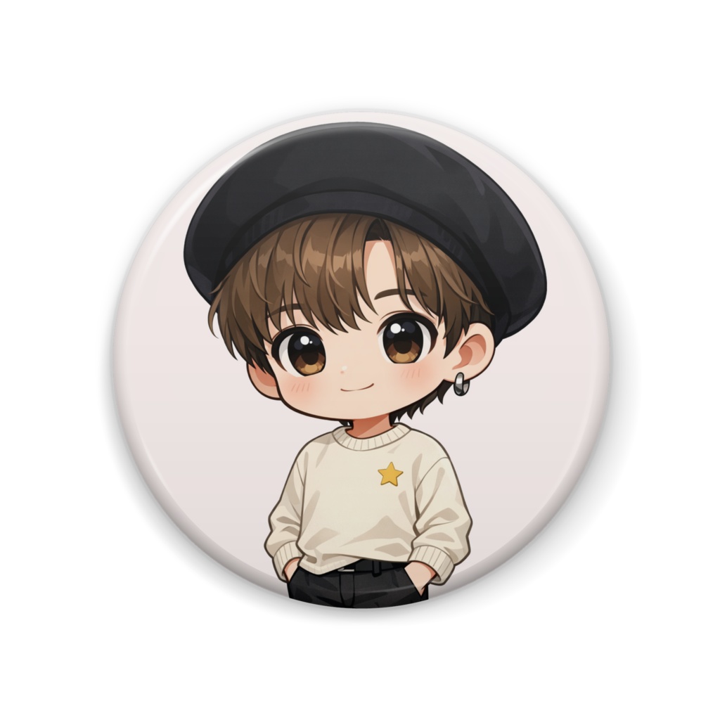 ちびかわシリーズ男の子缶バッジ57mm