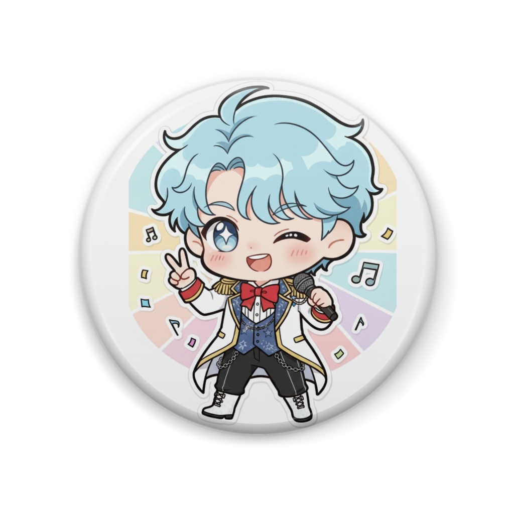 キラキラ王子ちびキャラ缶バッジ（５７mm）