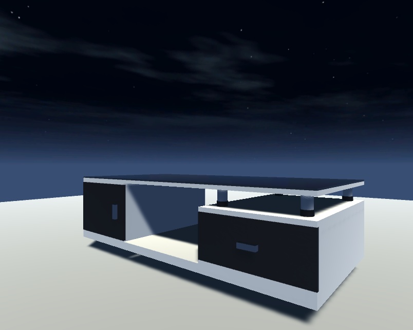【3D素材】コー​​ヒーテーブル
