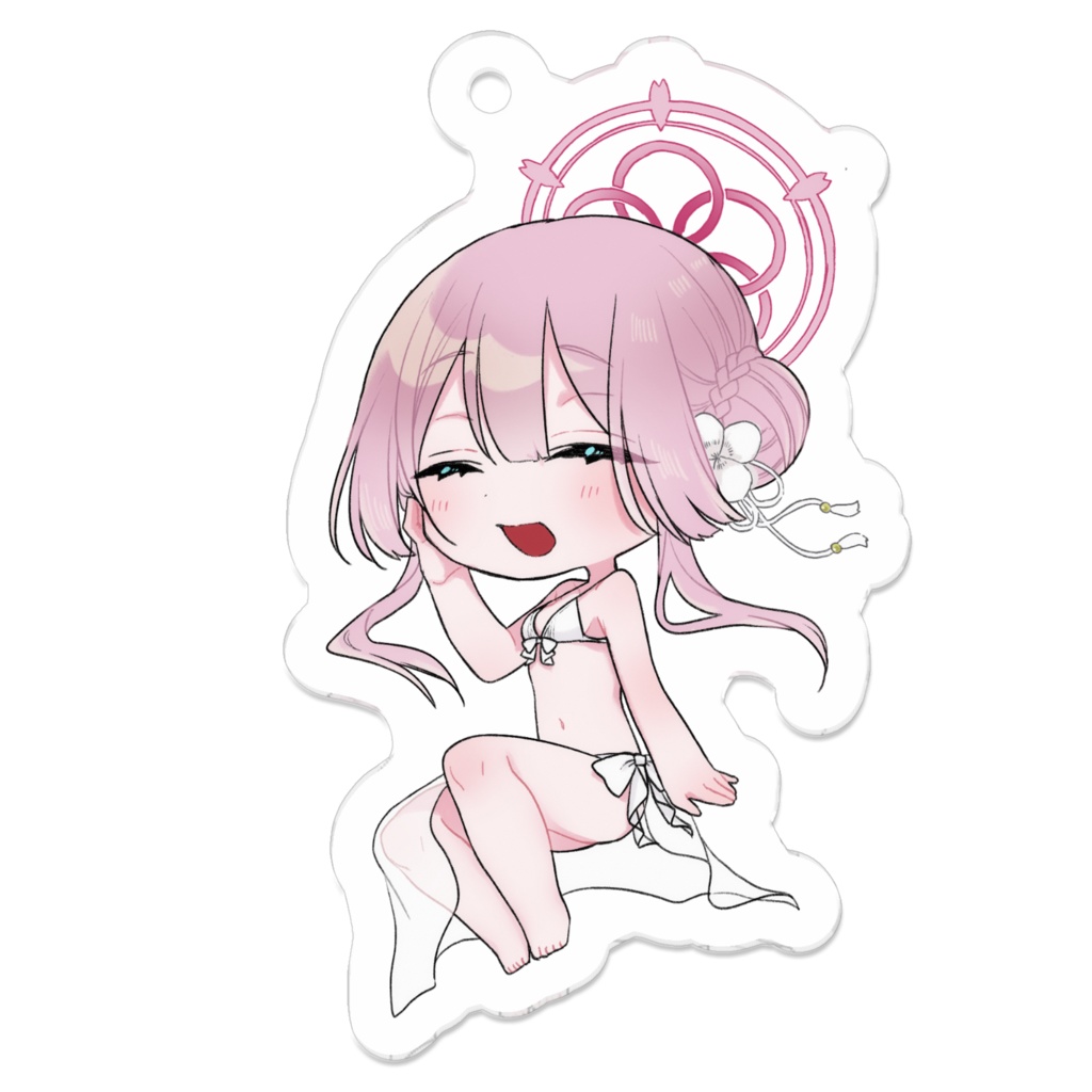 【ブルアカ】水着ミモリ【アクリルキーホルダー】