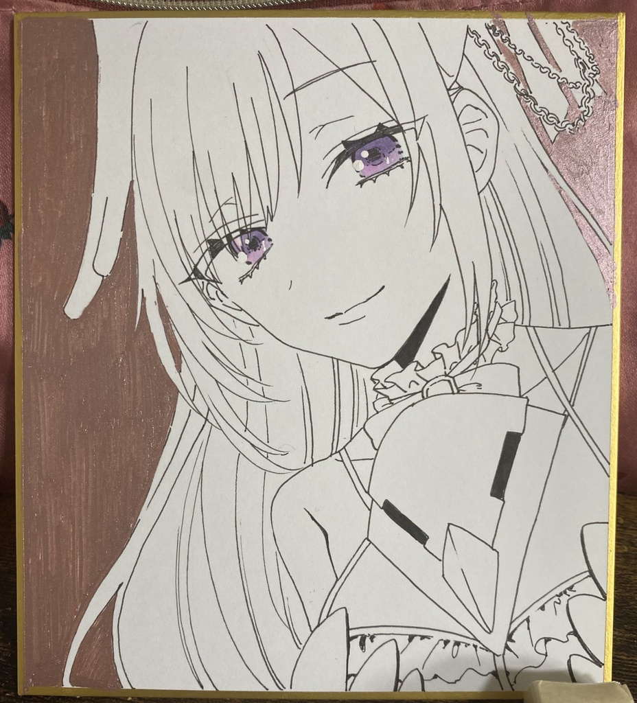 【直筆/アナログ】リクエスト色紙