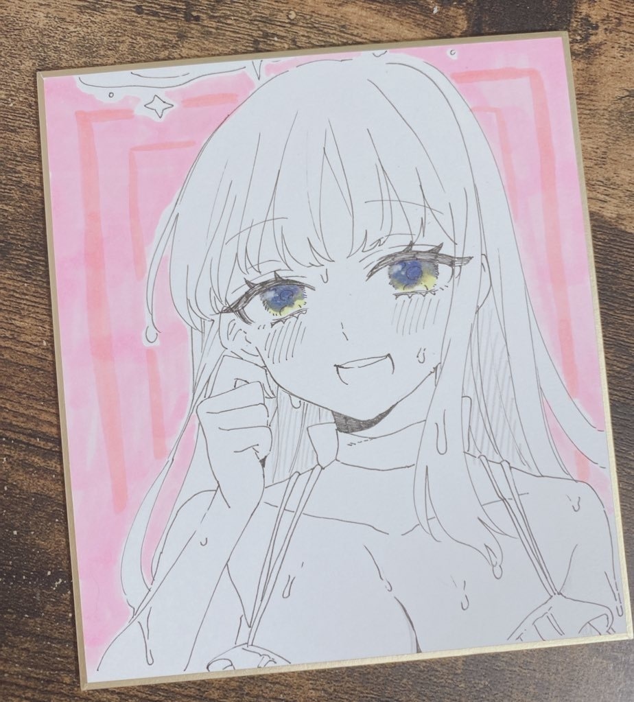 【直筆/アナログ】リクエスト色紙