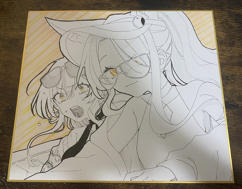 【直筆/アナログ】リクエスト色紙