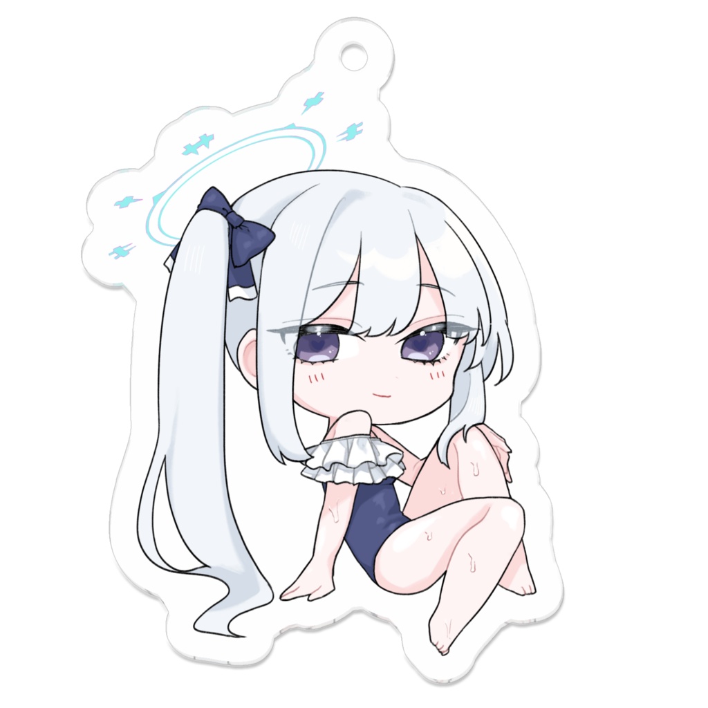 【ブルアカ】水着ミヤコ【アクリルキーホルダー】