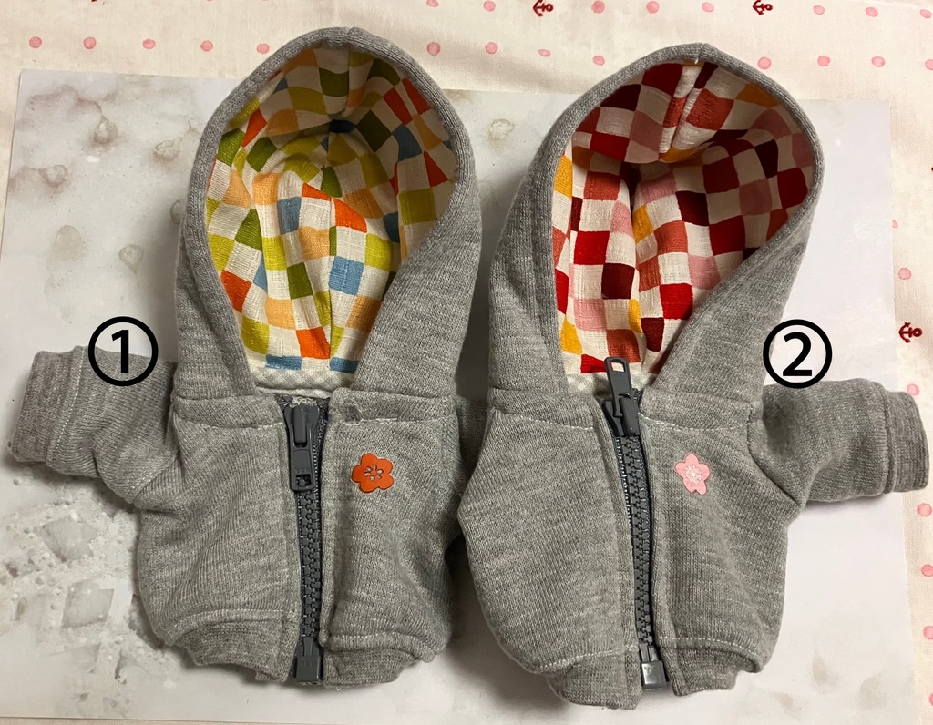 ぬいぬいパーカー和風