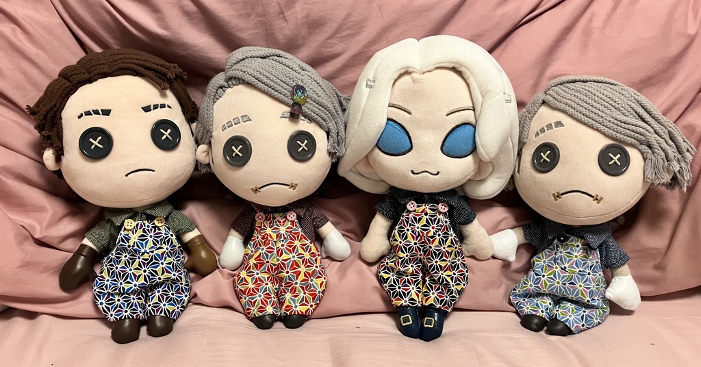 ぬいぬい和風サロペットセット