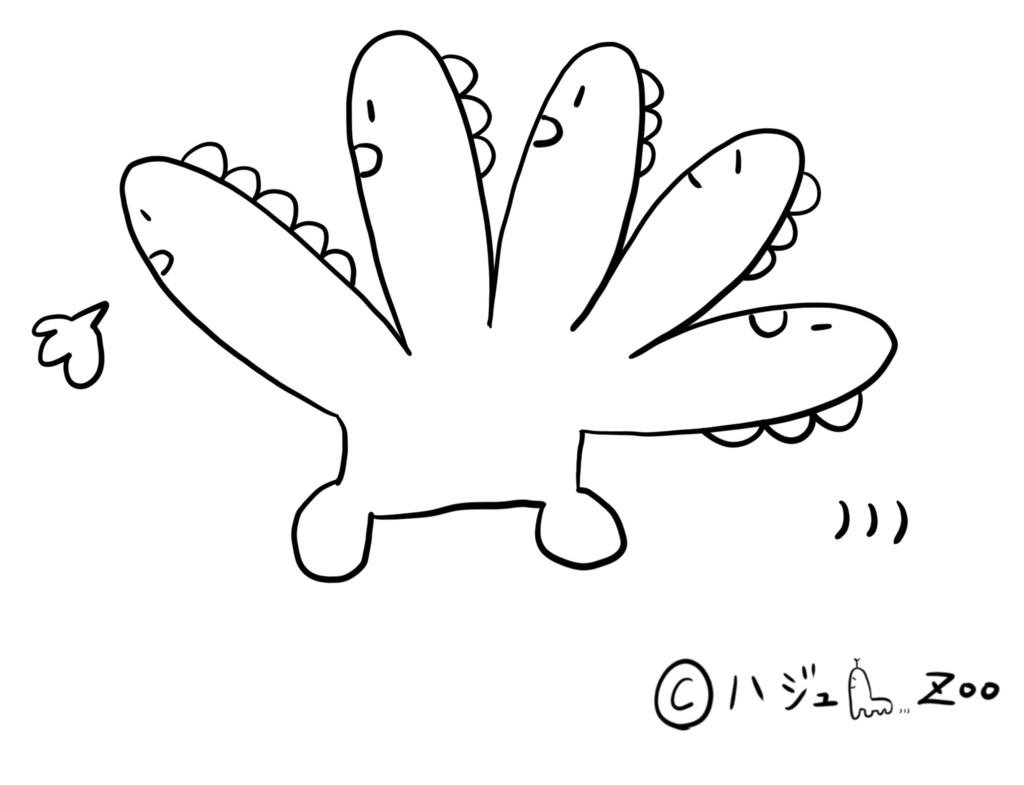 癒しの動物シリーズ(やまたのおろち)