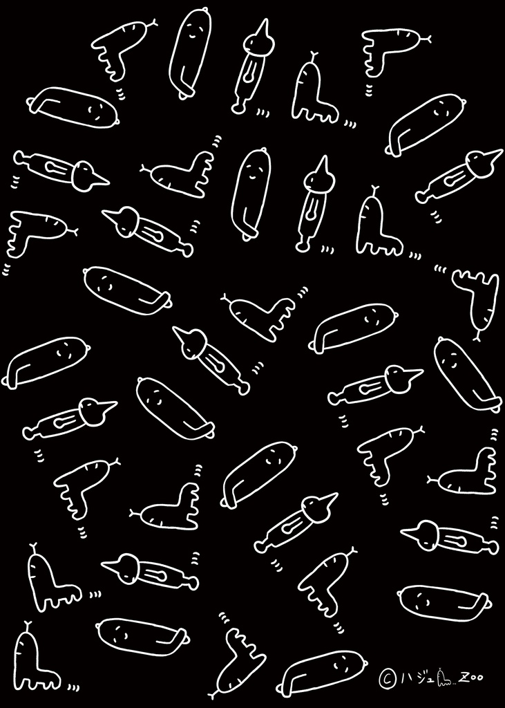 癒しの動物シリーズ(うま、ねこ、しか)