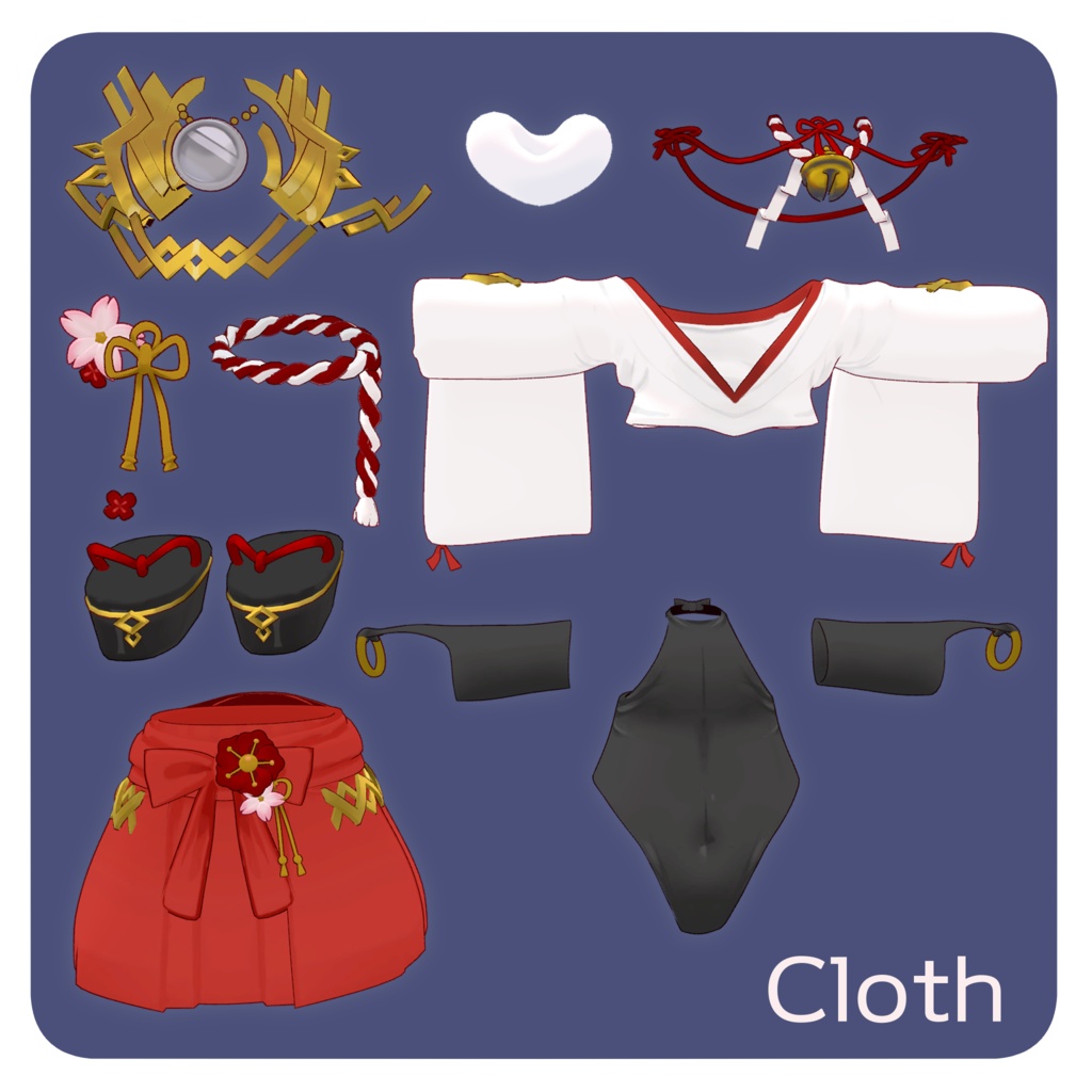 イナバ-Inaba- VRChat想定アバター