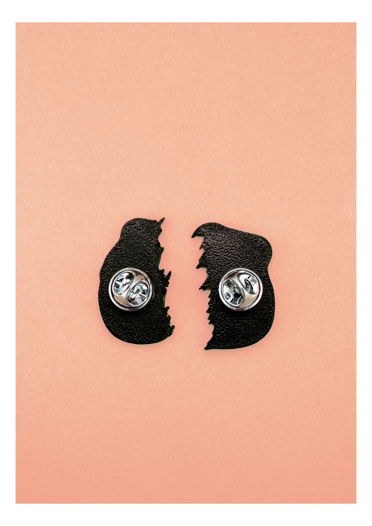 MADE OF ODD 樹脂アートピンズ 〜BackSide〜