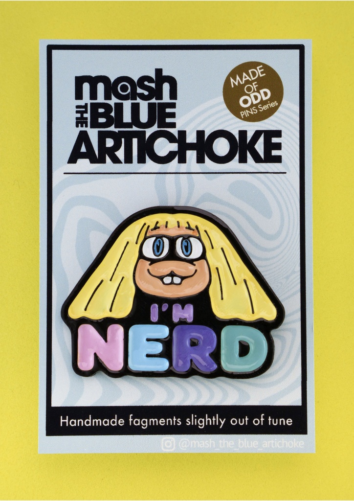 MADE OF ODD 樹脂アートピンズ 〜I‘m NERD〜