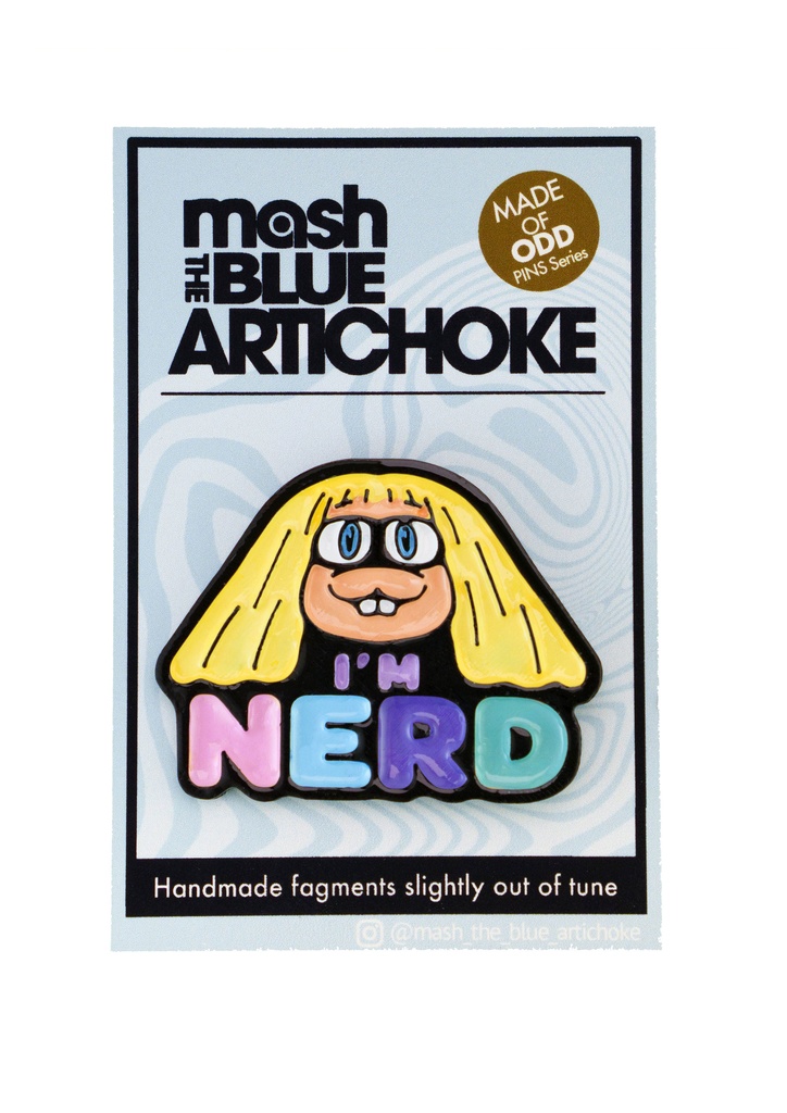 MADE OF ODD 樹脂アートピンズ 〜I‘m NERD〜