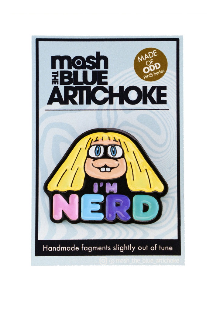 MADE OF ODD 樹脂アートピンズ 〜I‘m NERD〜