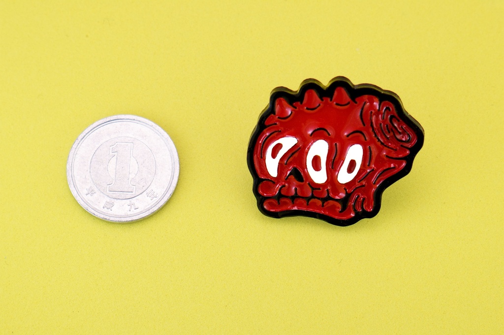 MADE OF ODD 樹脂アートピンズ 〜Red Gloob〜