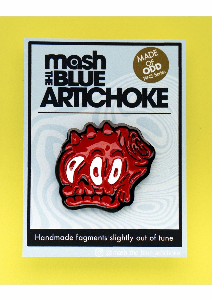 MADE OF ODD 樹脂アートピンズ 〜Red Gloob〜
