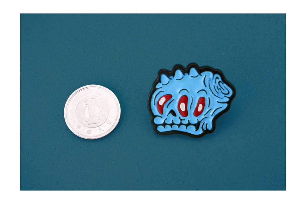 MADE OF ODD 樹脂アートピンズ 〜Blue Gloob〜