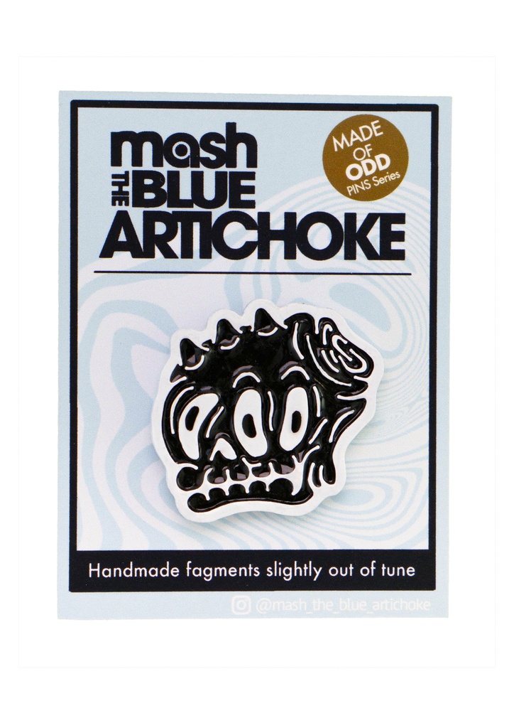MADE OF ODD 樹脂アートピンズ 〜Monocrome Gloob〜