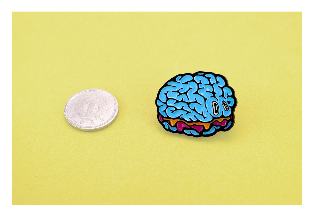 MADE OF ODD 樹脂アートピンズ 〜Neuroburger〜ふ