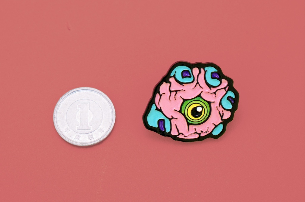 MADE OF ODD 樹脂アートピンズ 〜EYE GRIPPER〜