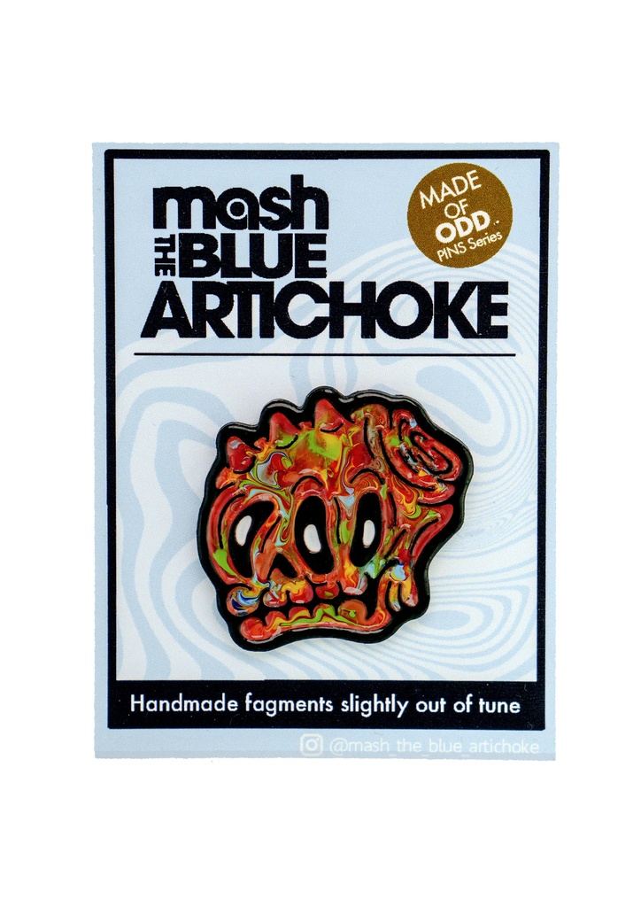 MADE OF ODD 樹脂アートピンズ 〜Chaos Marble Gloob〜