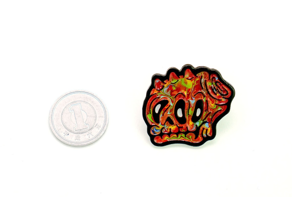 MADE OF ODD 樹脂アートピンズ 〜Chaos Marble Gloob〜
