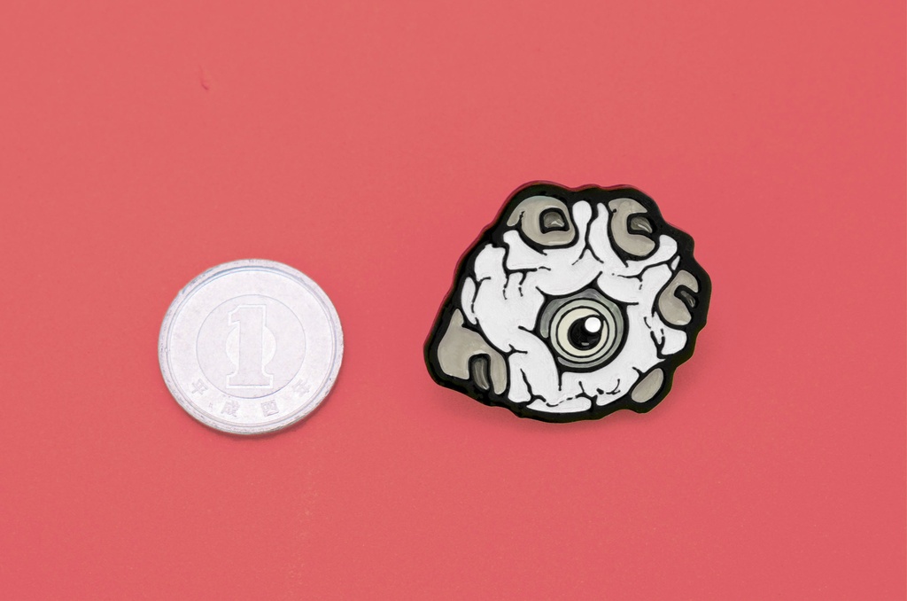 【Pins】EYE GRIPPER monochrome