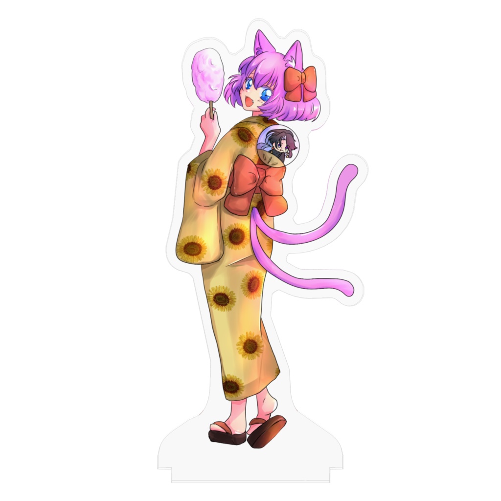 浴衣アクスタ猫鈴あん