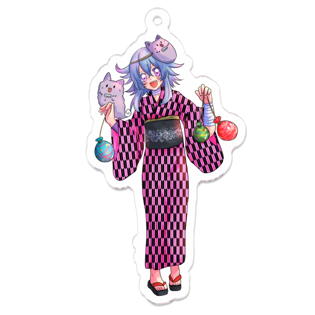 浴衣アクキー木乃伊めんま