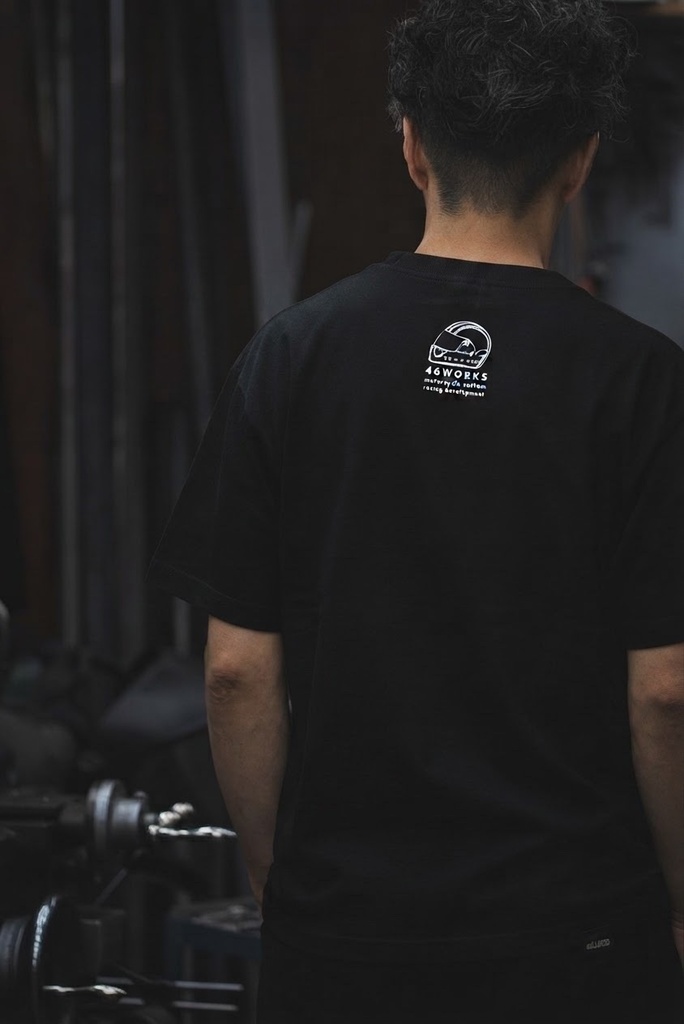 46works Logo Pocket T-shirt (Black&White)
