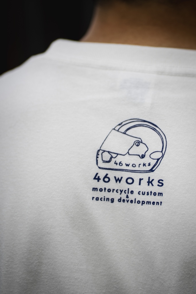 46works Logo Pocket T-shirt (Black&White)