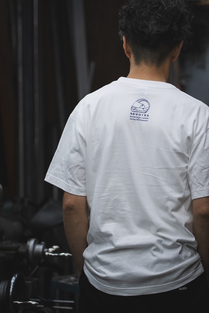 46works Logo Pocket T-shirt (Black&White)
