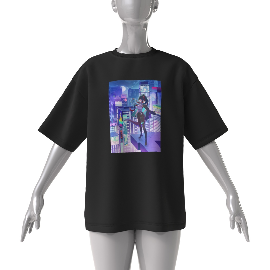 【椒エレメ スーツ新衣装】ビッグシルエットTシャツ