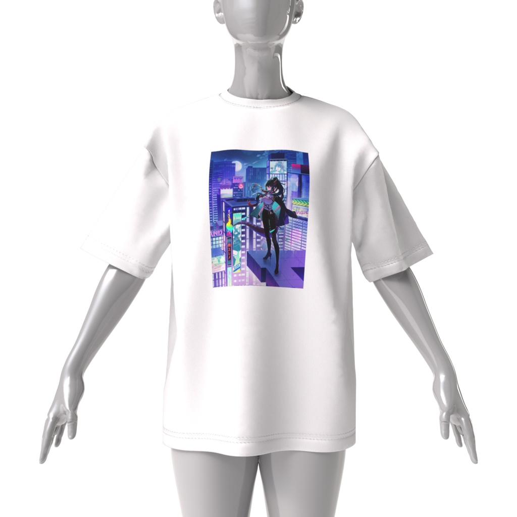 【椒エレメ スーツ新衣装】ビッグシルエットTシャツ