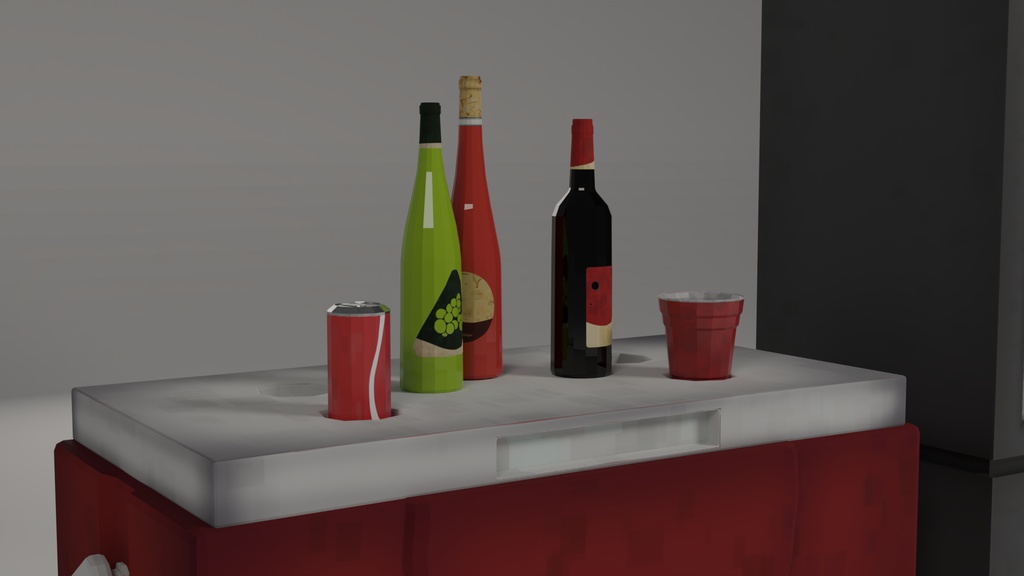 [FREE] Low Poly Drink Bundle