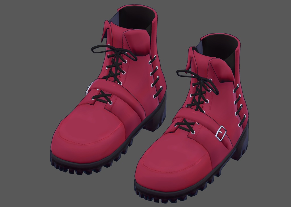 ハイカットブーツ(赤)