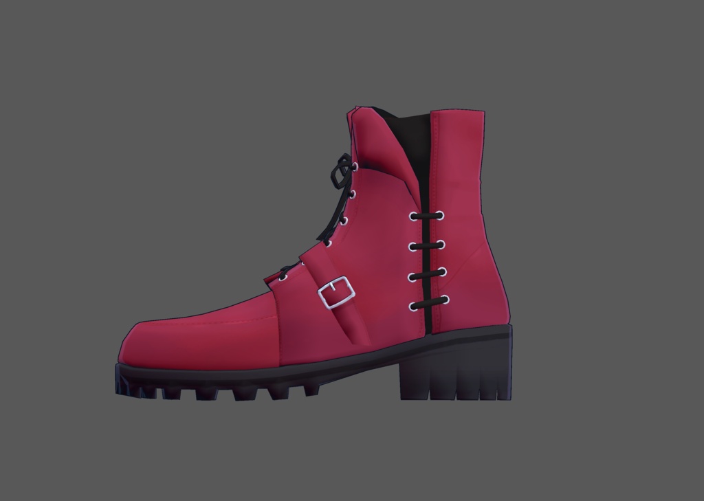 ハイカットブーツ(赤)