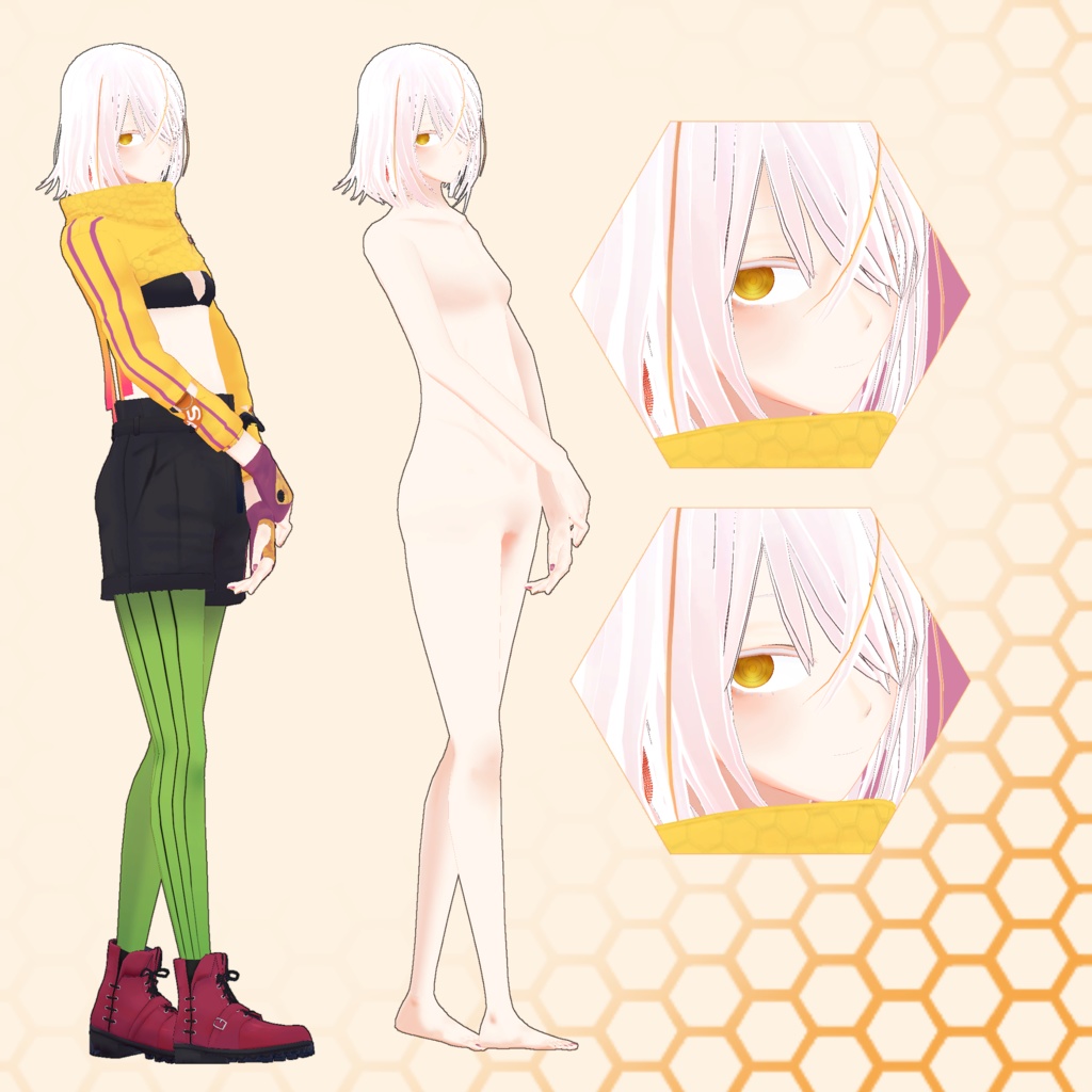 【VRC向け】いろは-168-【オリジナルモデル】