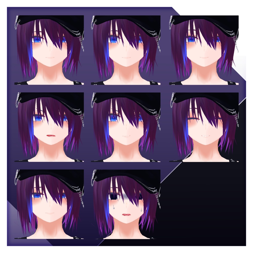 【VRC向け】ShiNA/シィナ【オリジナル3Dモデル】