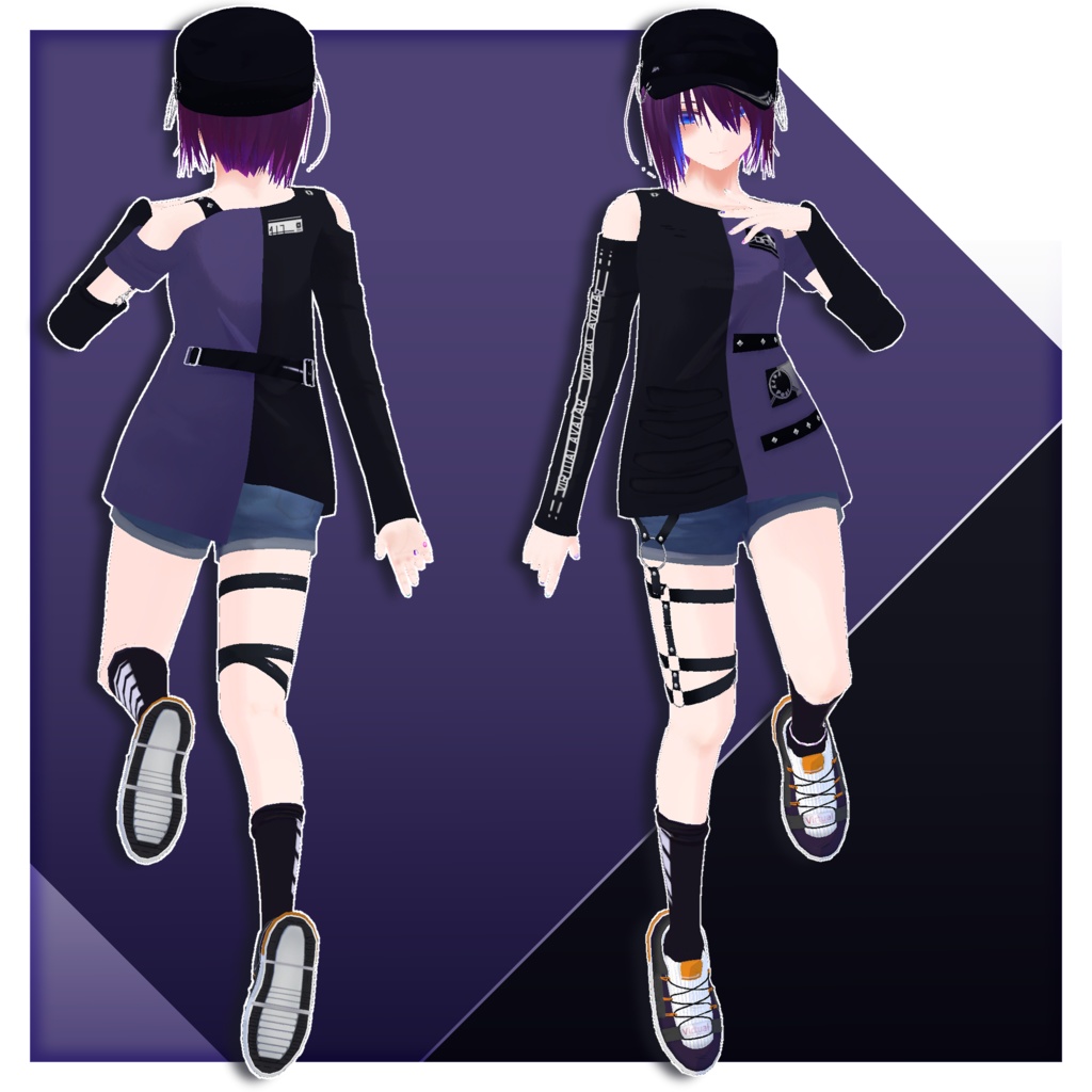 【VRC向け】ShiNA/シィナ【オリジナル3Dモデル】