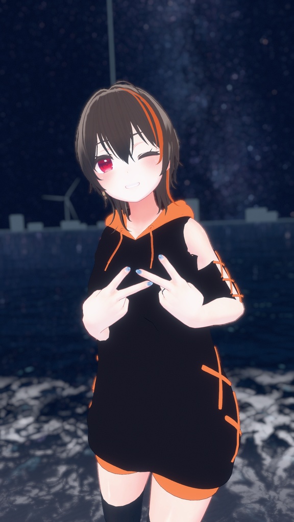 【舞夜、桔梗専用】ばってんぱーかー