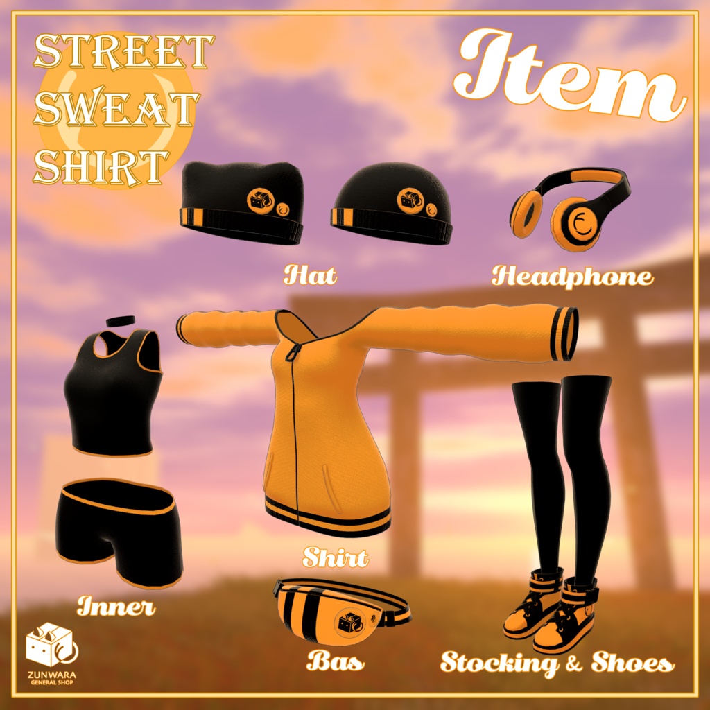 【11アバター対応】Street Sweat Shirt